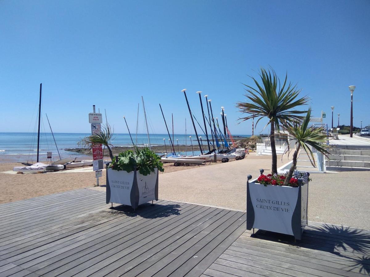 Maison Boisvinet Saint-Gilles-Croix-De-Vie, 4-5 P, Belle Cour Interieure, 200M Plage Buitenkant foto